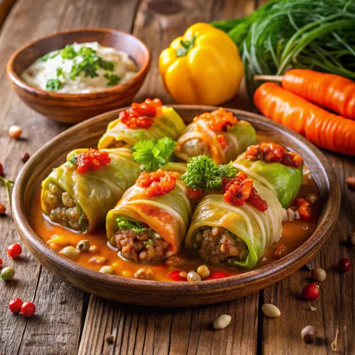 नट्स क्रीम पत्तागोभी रोल